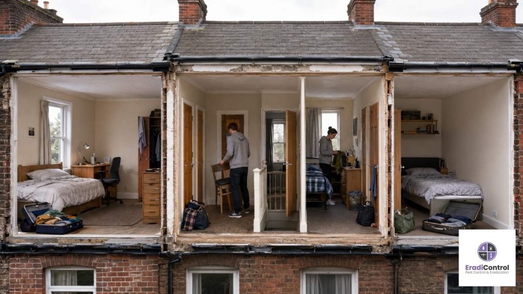 How bed bugs can spread through shared accommodation and HMOs in Southampton.