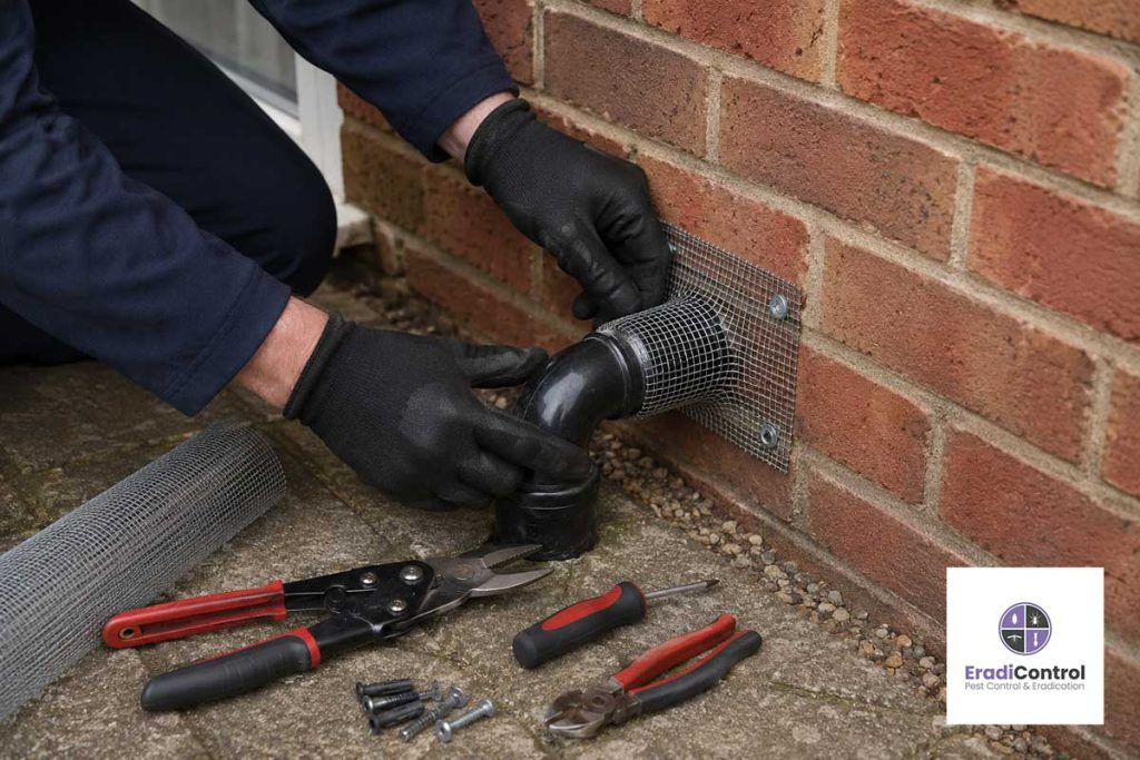 Professional mouse proofing work on a Southampton property.