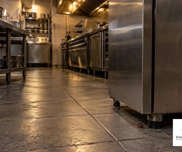 Cockroach activity in a Southampton restaurant commercial kitchen